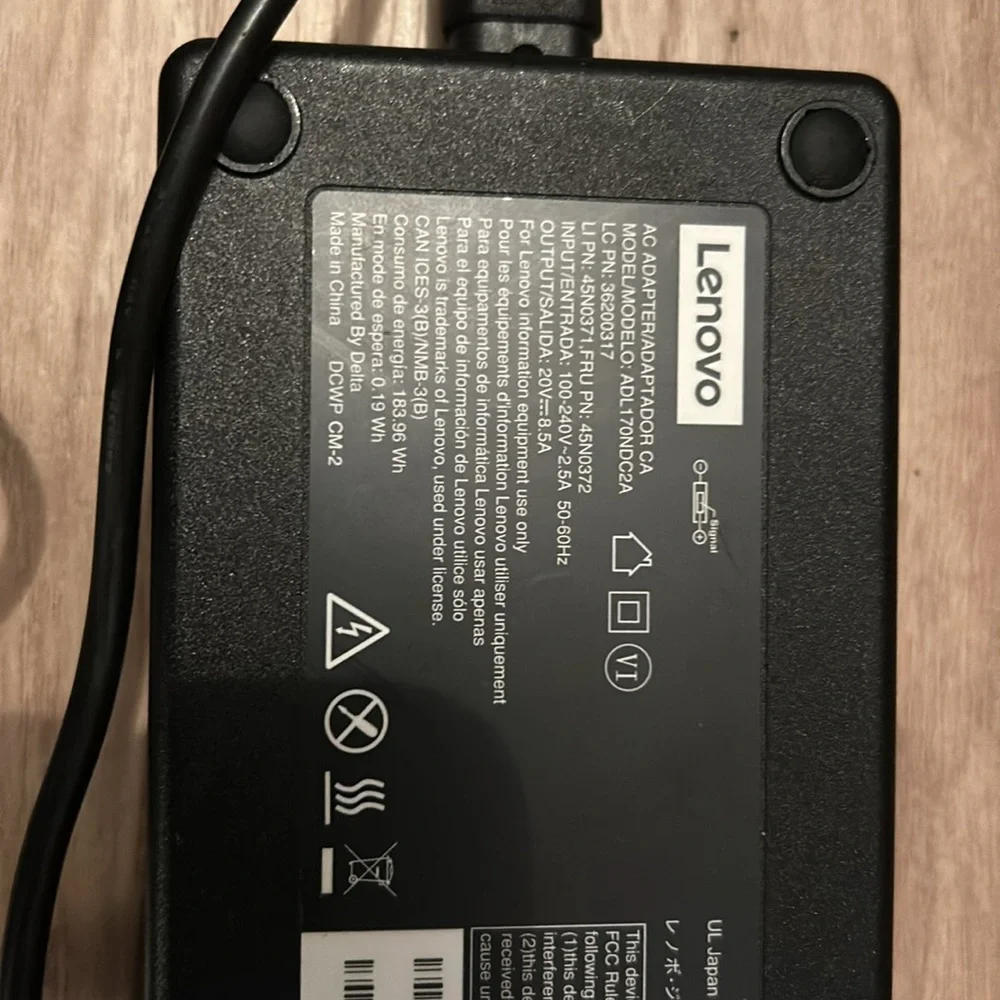 Lenovo 170w AC adapter power supply